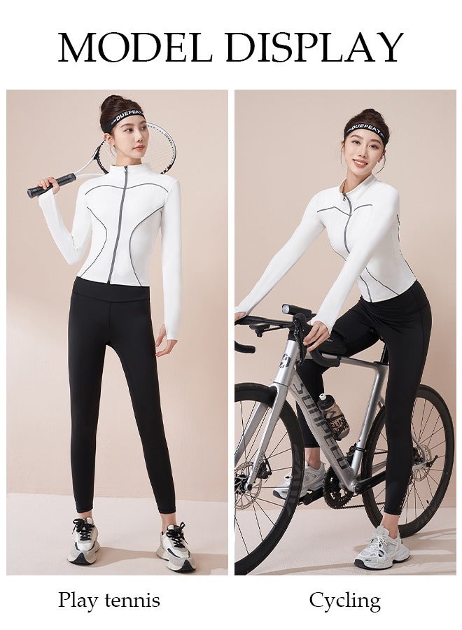 Women's Cycling Jersey Suit Long Sleeve Mountain Bike Road Bicycle Shirt Pants Breathable Biking Outfit Quick Dry Bib for Outdoor Sports