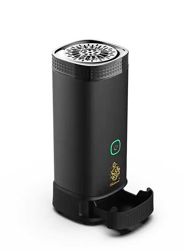 Upgraded Electronic Car Incense Burner with Oud Box Storage and Lock Safety Function – X021