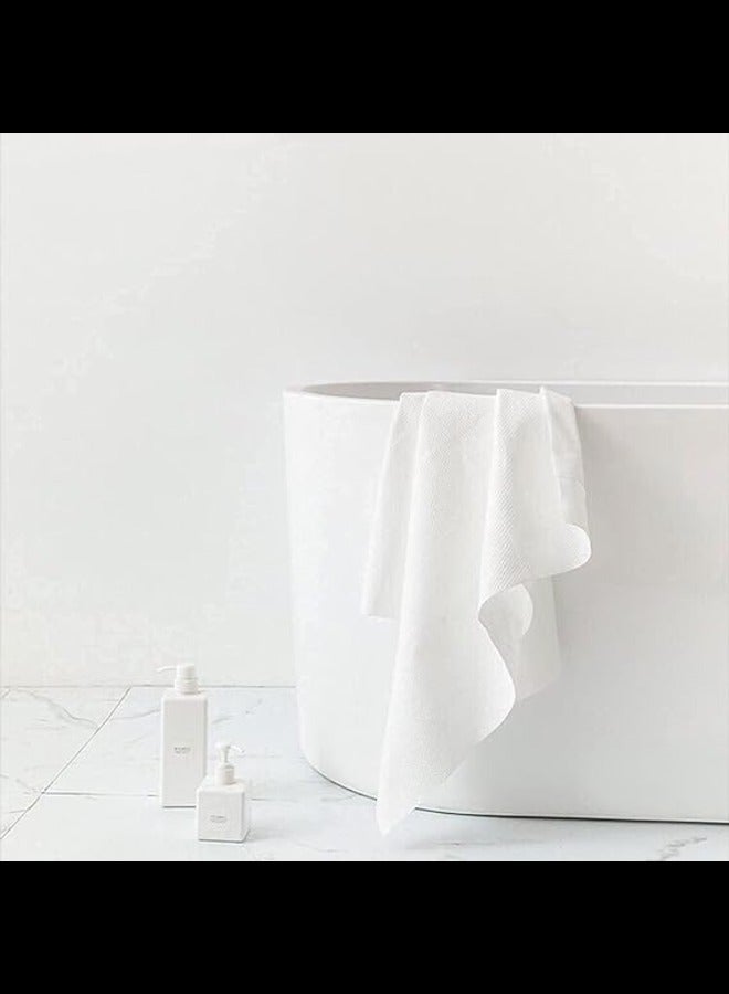 25-Pieces Disposable Bath Towel White 70x140cm