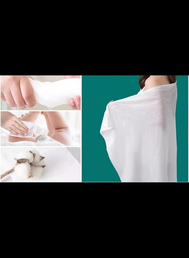 25-Pieces Disposable Bath Towel White 70x140cm