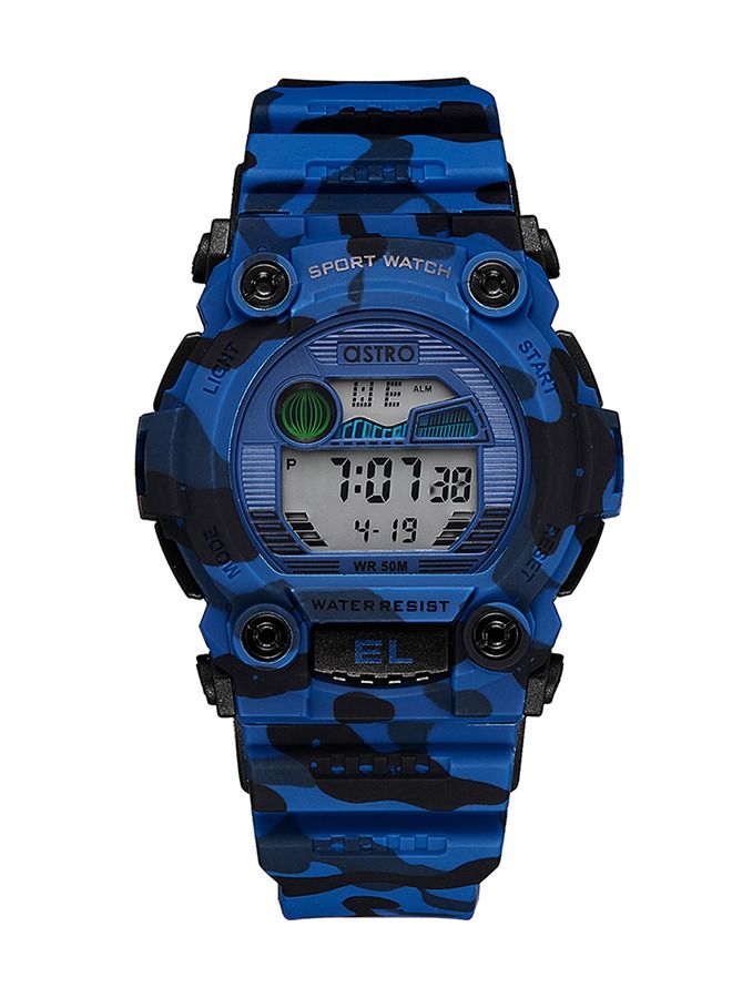 Digital Blue Dial Watch - A21901-PPLL - 42mm