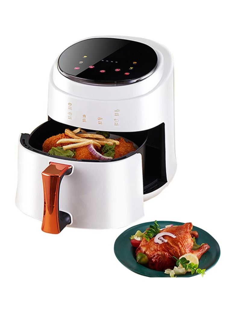 Air Fryer, with LED Touch Screen, Digital Air Fryer with Vortex, 8L Large Oil Free Low Fat Air Fryers, Hot Air Circulation Air Fryer Oven,4 Presets,Nonstick Basket,1400W