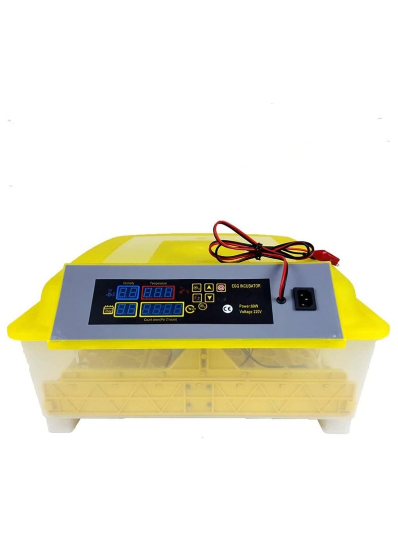 48 Egg Dual Power Intelligent Automatic Egg Incubator Temperature Control Hatcher