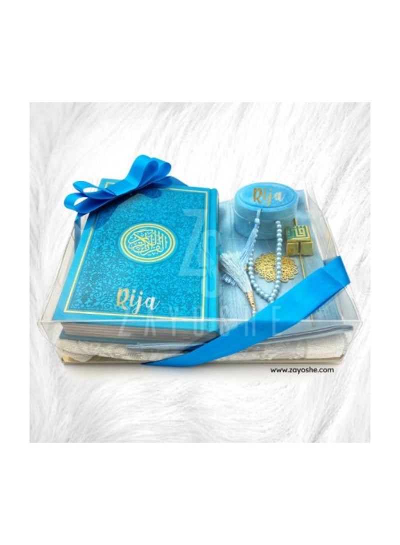 Premium Islamic Gift Set – Sky Blue