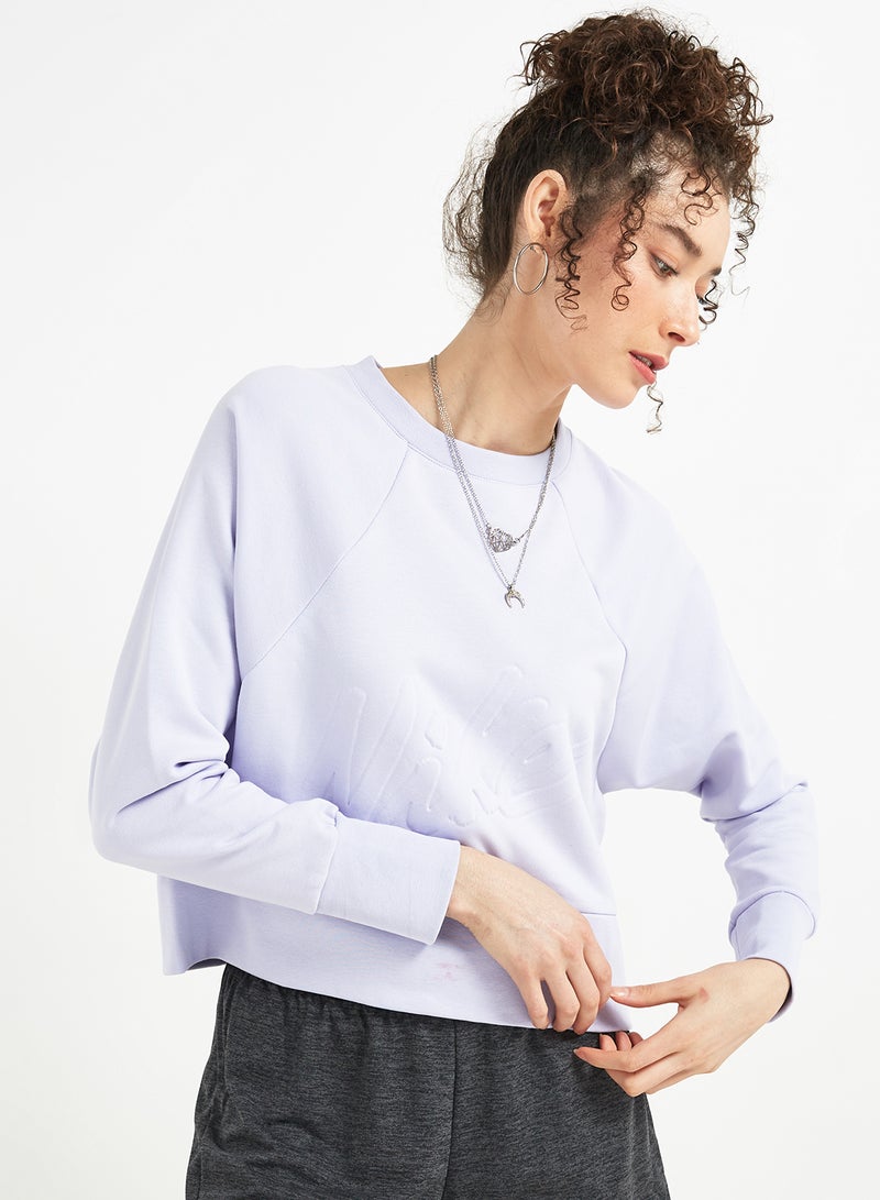 Dri-FIT Lux Embossed Sweatshirt Purple