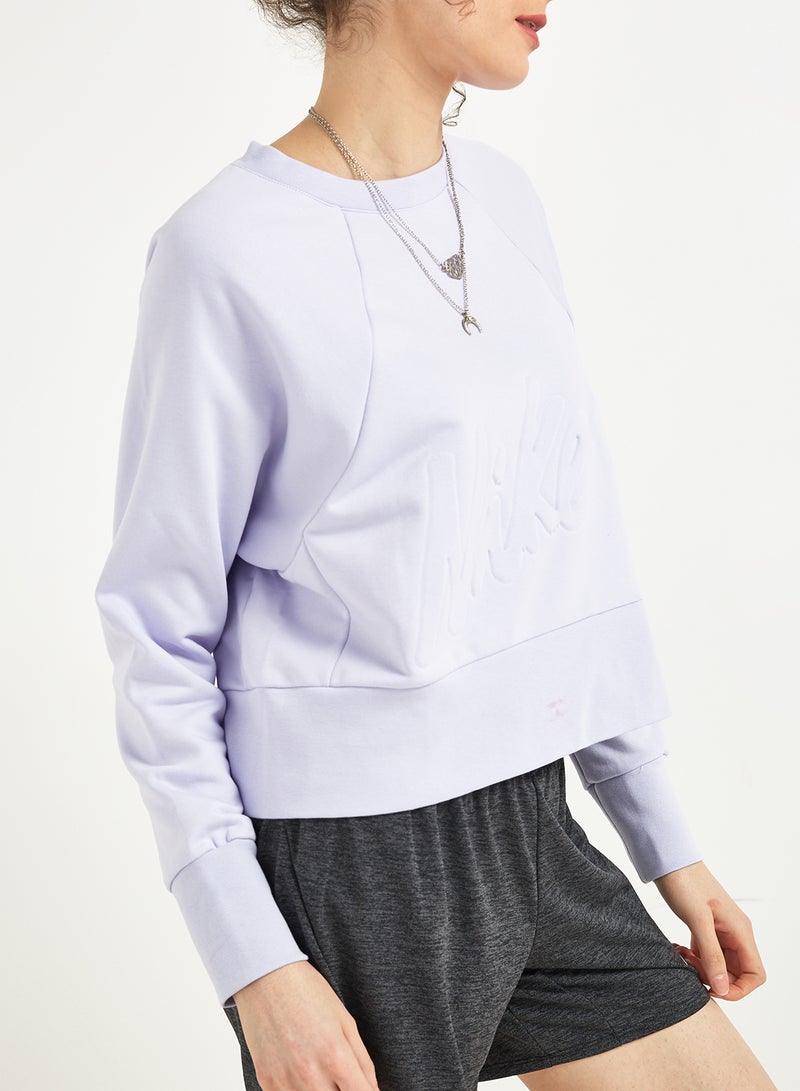 Dri-FIT Lux Embossed Sweatshirt Purple