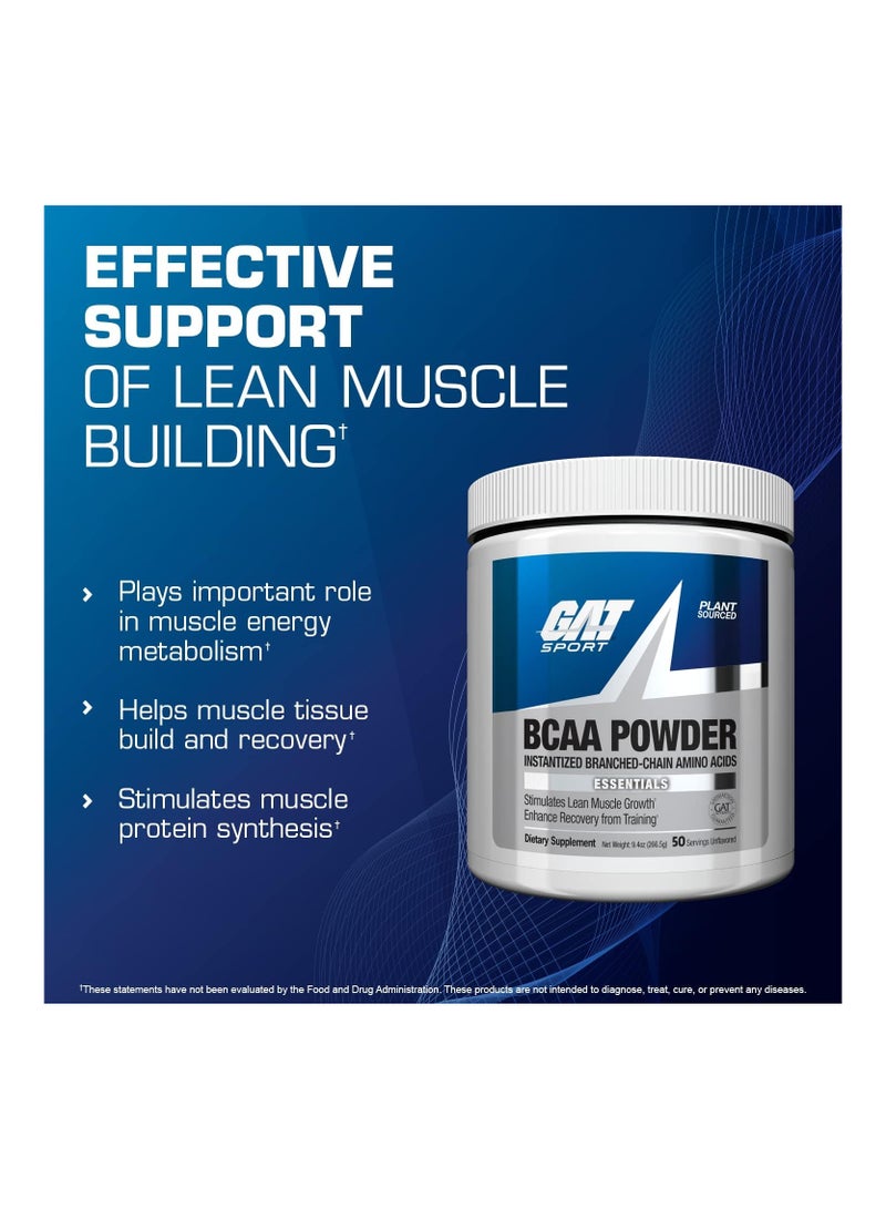 Gat Sport BCAA Powder 266g Unflavored