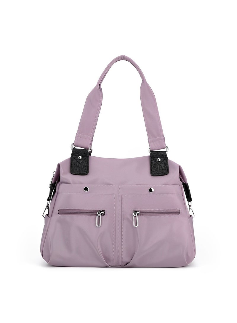 Canvas Tote Bag Waterproof Nylon Multi Pocket Shoulder Bags Laptop Work Bag Purse and Handbags for Women & Men