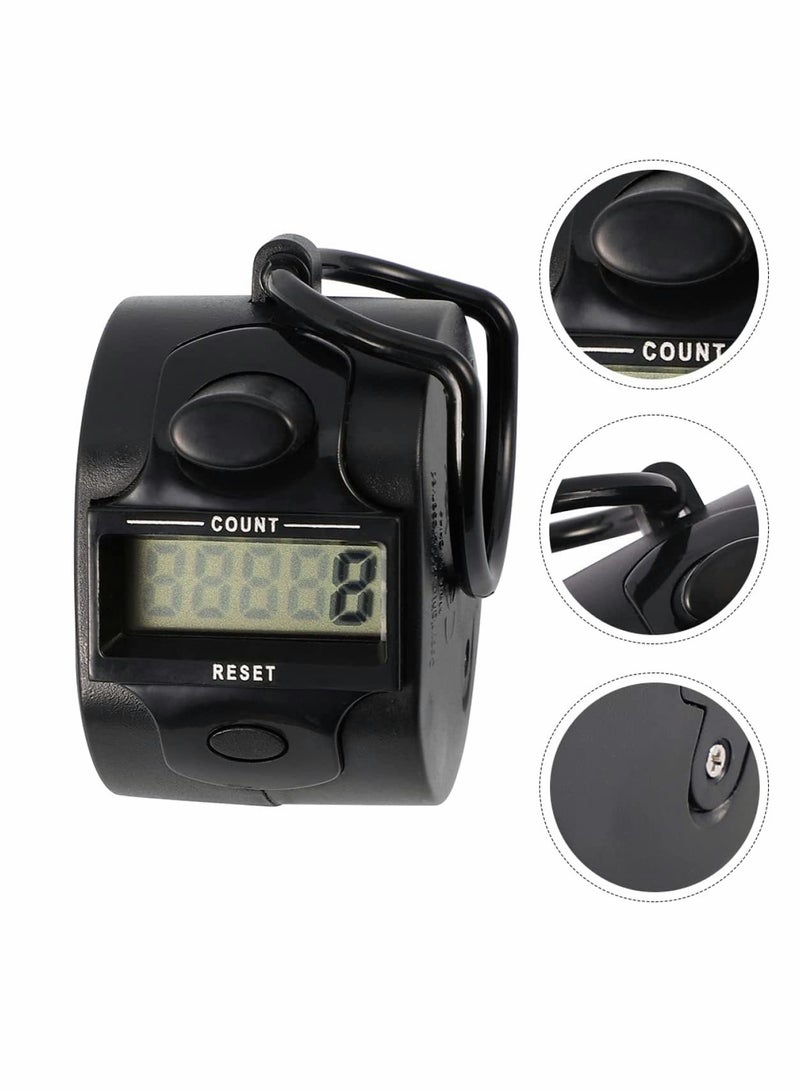 Digital Counter Sport Electronic Tally Counters Mini LCD Digital Display Portable Manual Electronic Digital Counter 5 Digit Digital Display For Knitting Crochet Coaching Lap Golf Cargo Points