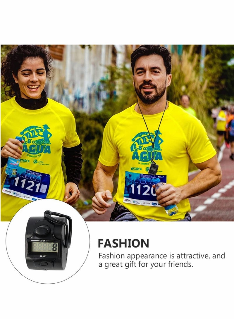 Digital Counter Sport Electronic Tally Counters Mini LCD Digital Display Portable Manual Electronic Digital Counter 5 Digit Digital Display For Knitting Crochet Coaching Lap Golf Cargo Points