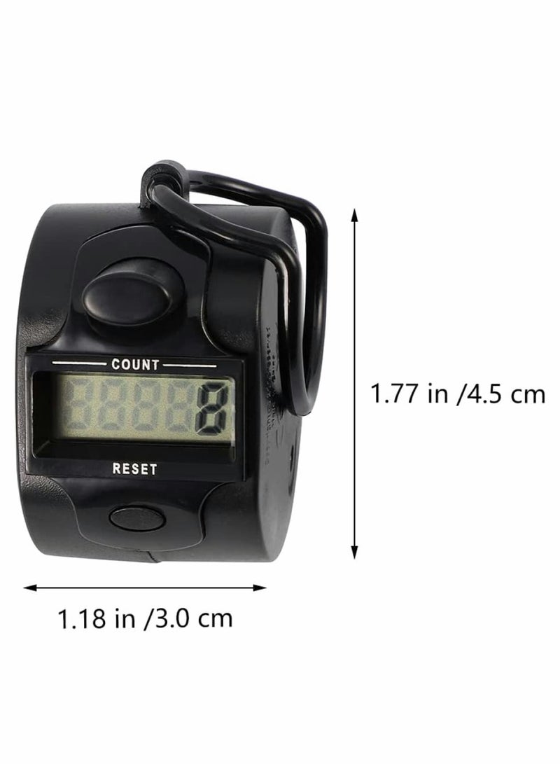 Digital Counter Sport Electronic Tally Counters Mini LCD Digital Display Portable Manual Electronic Digital Counter 5 Digit Digital Display For Knitting Crochet Coaching Lap Golf Cargo Points