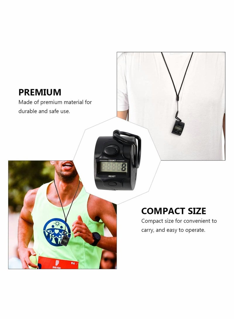 Digital Counter Sport Electronic Tally Counters Mini LCD Digital Display Portable Manual Electronic Digital Counter 5 Digit Digital Display For Knitting Crochet Coaching Lap Golf Cargo Points