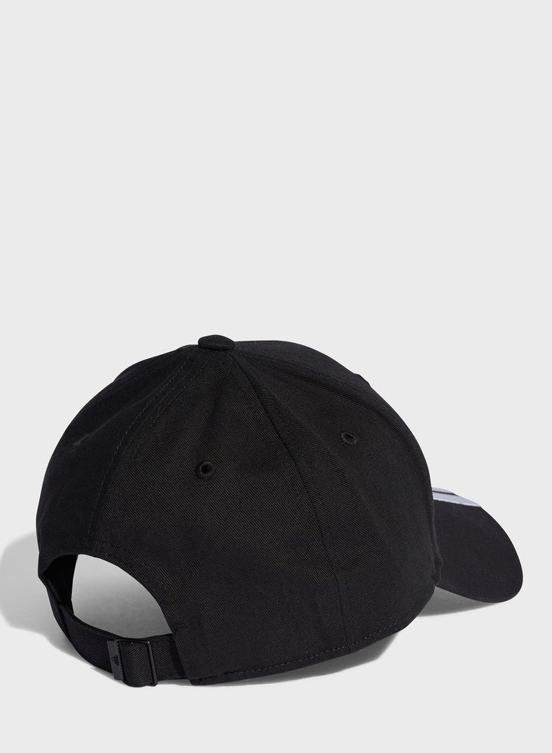 3 Stripes Cotton Twill Cap