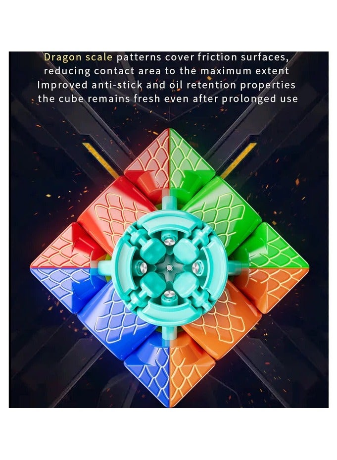 MoYu RS3M V5 3x3 Magnetic Cube Dual Adjustment with Robot Box Stickerless Latest 2023 Release