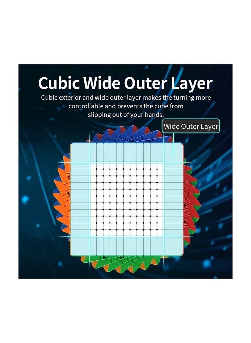 MoYu Meilong 13x13 STICKERLESS NON-MAGNETIC SPEEDCUBE