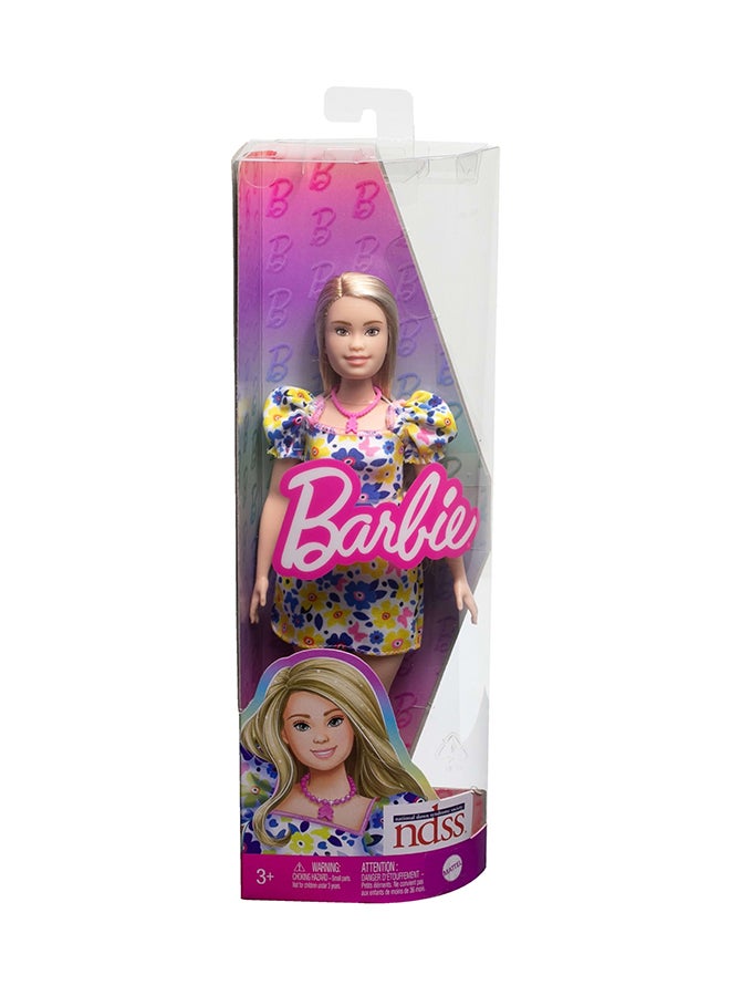 Barbie Fashionistas Doll  Floral Babydoll Dress (New Pack.)