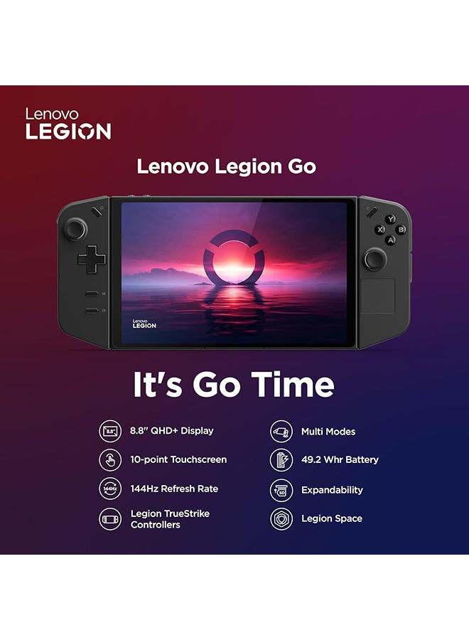 Legion Go, Handheld Gaming, AMD Ryzen Z1 Extreme Processor, 16GB RAM, 512GB SSD Storage, Integrated AMD Radeon Graphics, 8.8