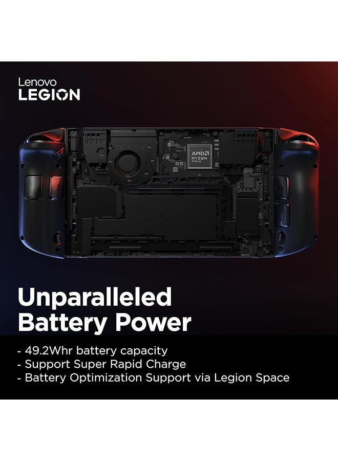 Legion Go, Handheld Gaming, AMD Ryzen Z1 Extreme Processor, 16GB RAM, 512GB SSD Storage, Integrated AMD Radeon Graphics, 8.8