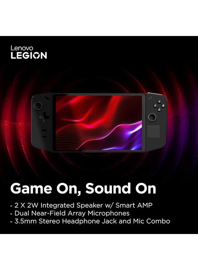Legion Go, Handheld Gaming, AMD Ryzen Z1 Extreme Processor, 16GB RAM, 512GB SSD Storage, Integrated AMD Radeon Graphics, 8.8