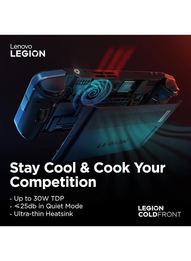 Legion Go, Handheld Gaming, AMD Ryzen Z1 Extreme Processor, 16GB RAM, 512GB SSD Storage, Integrated AMD Radeon Graphics, 8.8
