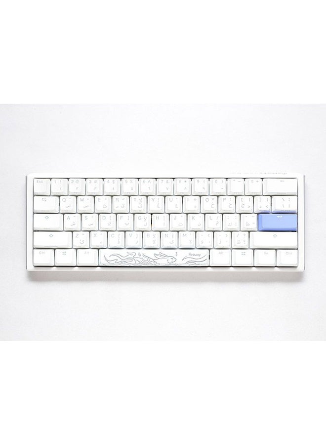 Ducky One 3 Classic Pure White Mini 60% Cherry Red Switch