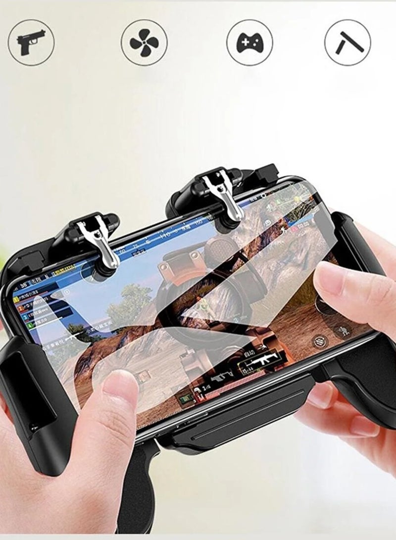 Mobile Game Controller With Active Cooling Fan