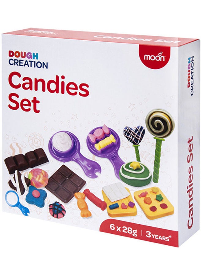 Dough Creation Candies Set For 3 Years And Above DIY Clay Toys – 6 X 28 G