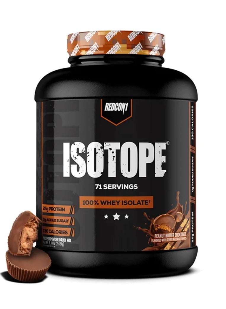 Isotope 100% Whey Isolate 2421g Peanut Butter Chocolate Flavor