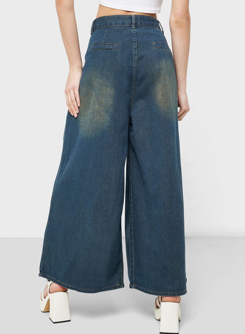 High Waist Wide Leg Jeans