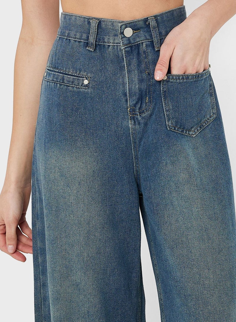 High Waist Wide Leg Jeans