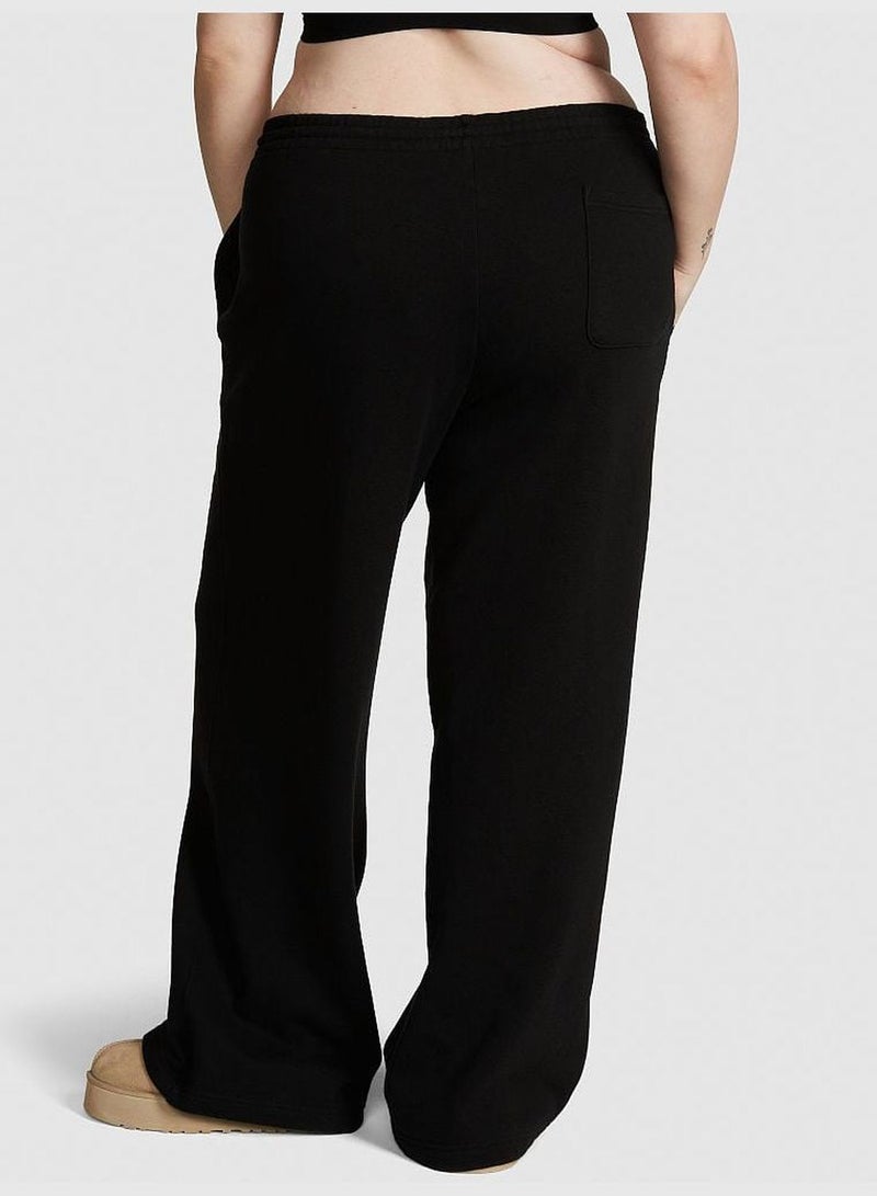 Ivy Fleece Wide-Leg Sweatpants