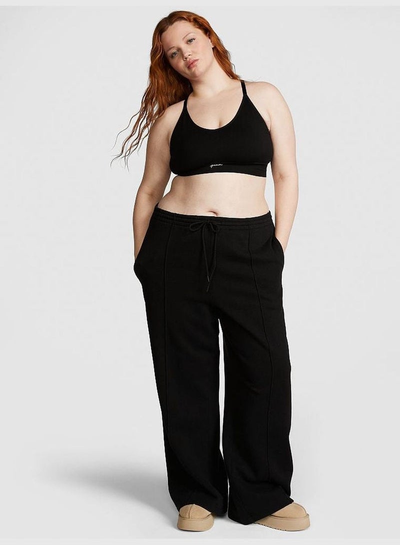 Ivy Fleece Wide-Leg Sweatpants