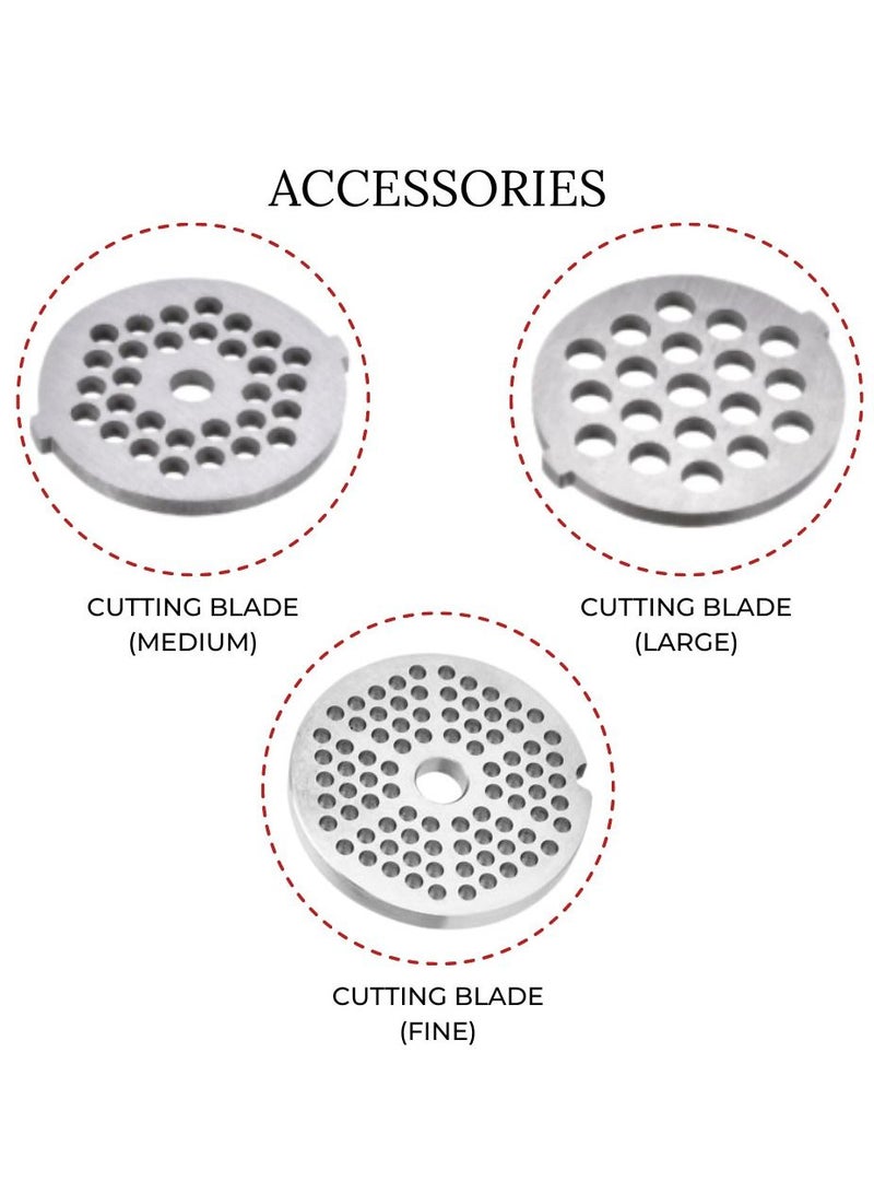 Mebashi 3-in-1 Stand Bowl Mixer Kitchen Machine, 1300W With 6.7L Stainless Steel Bowl K-Beater, Whisk, Dough Hook, Blender (ME-SBM1108B)(Black)