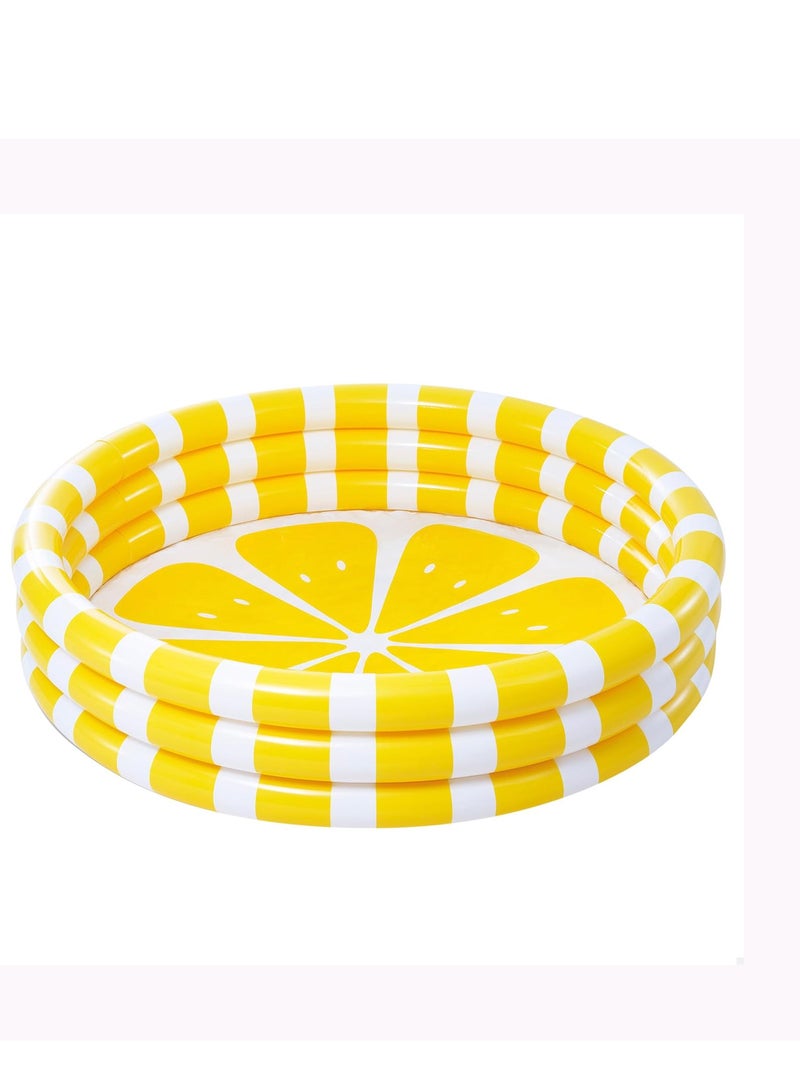 Zesty Lemon Pool - Inflatable Summer Fun for Kids 1.47m x 33cm