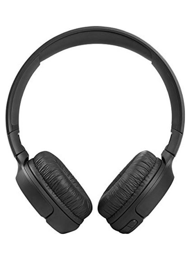 Wireless On-Ear Headphones With Purebass Sound Black