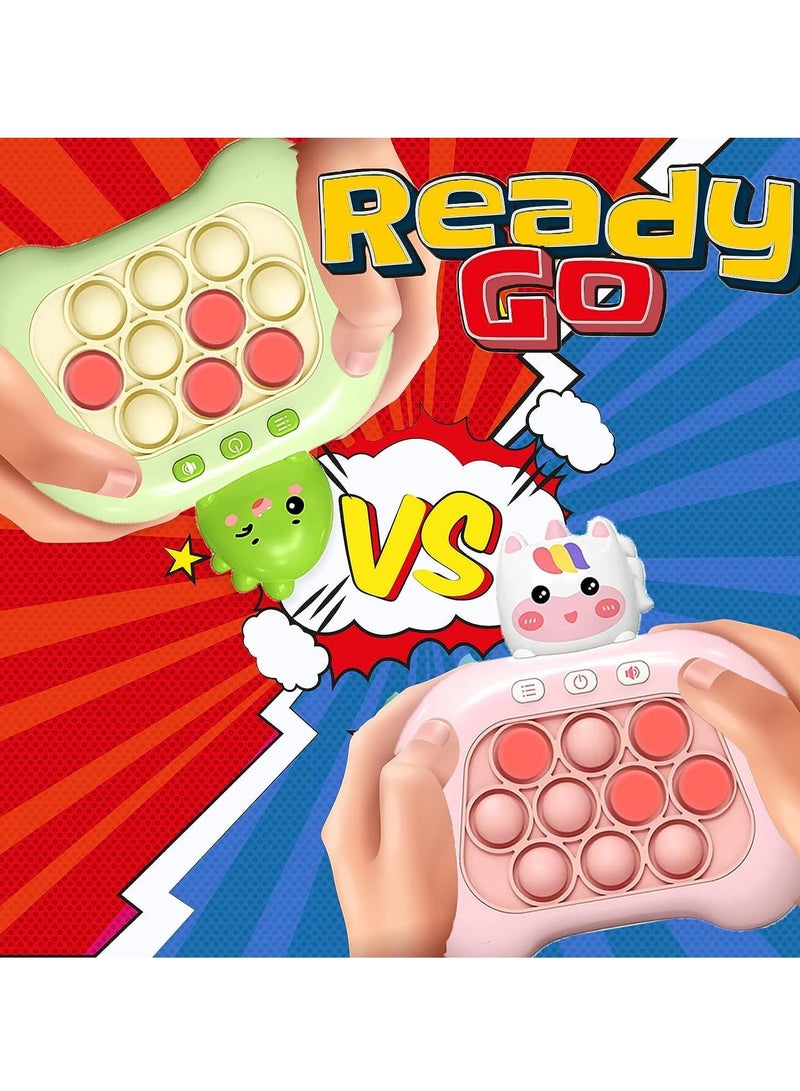 Creative Stress Relief Toys,Breakthrough Puzzle Pop Button Gopher Game Machine - Fun Fidget Toy for Kids & Adults ,Party Favor Gift (Pink Rabbit)