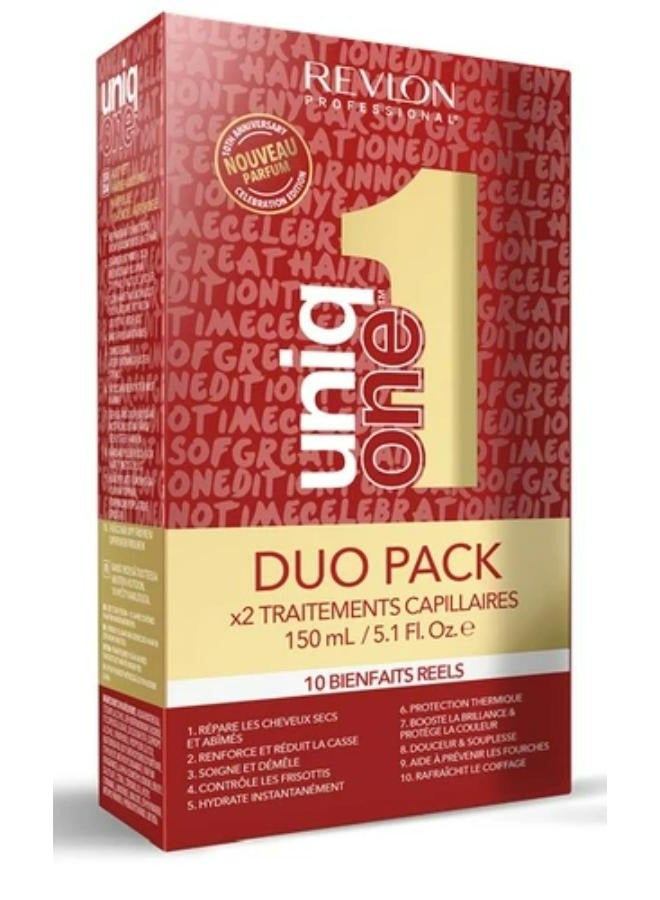 UniqOne Hair Treatment Celebration Edition Duo Pack 1x2 150 ML