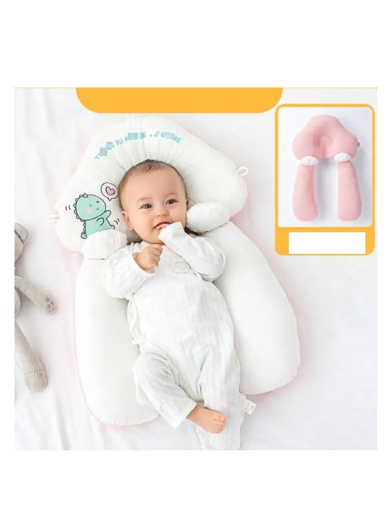 Newborn Baby Shaping Pillow, Adjustable Baby Shaping Pillow - Memory Foam Head and Neck Support, Breathable and Comfortable for Babies aged 0-36 Month