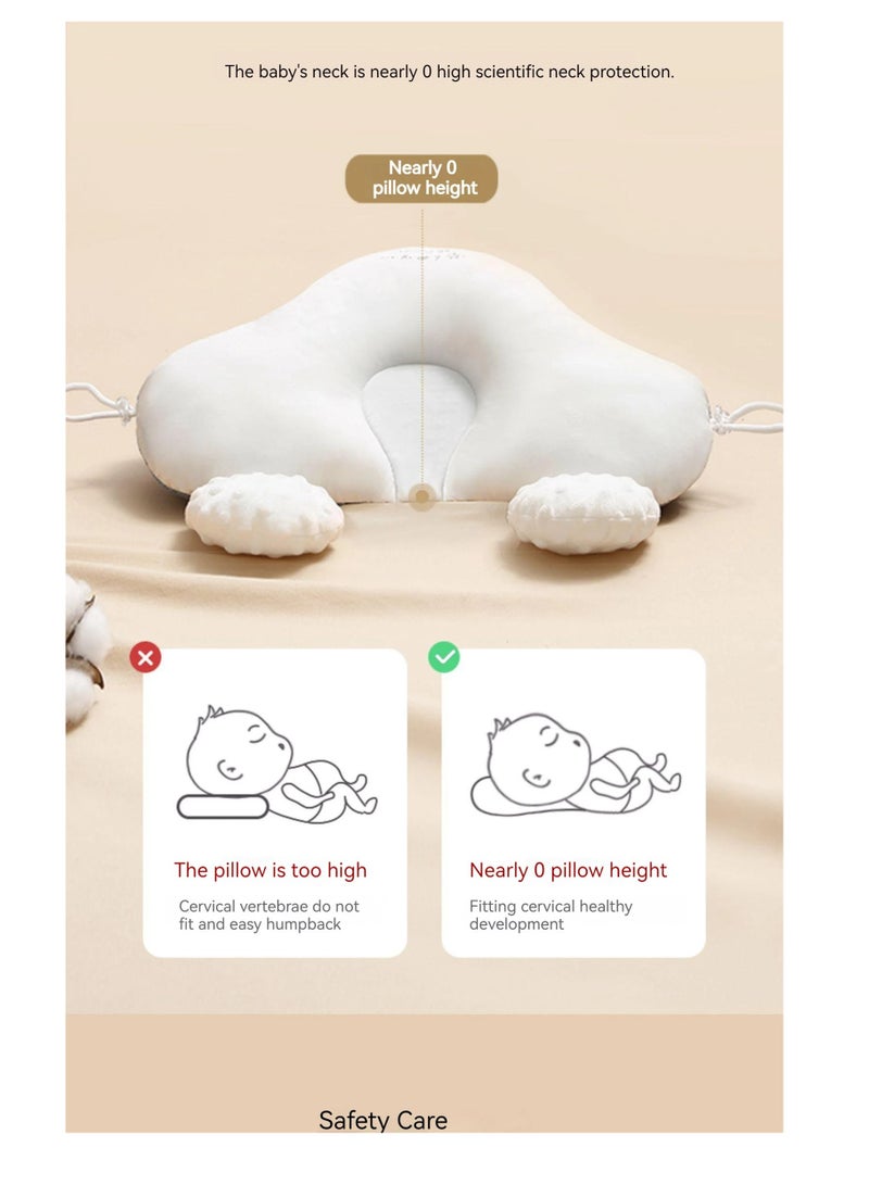 Newborn Baby Shaping Pillow, Adjustable Baby Shaping Pillow - Memory Foam Head and Neck Support, Breathable and Comfortable for Babies aged 0-36 Month