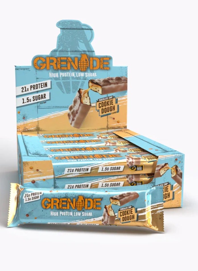 High Protein Bar Cookie Dough Flavor Pack of 12