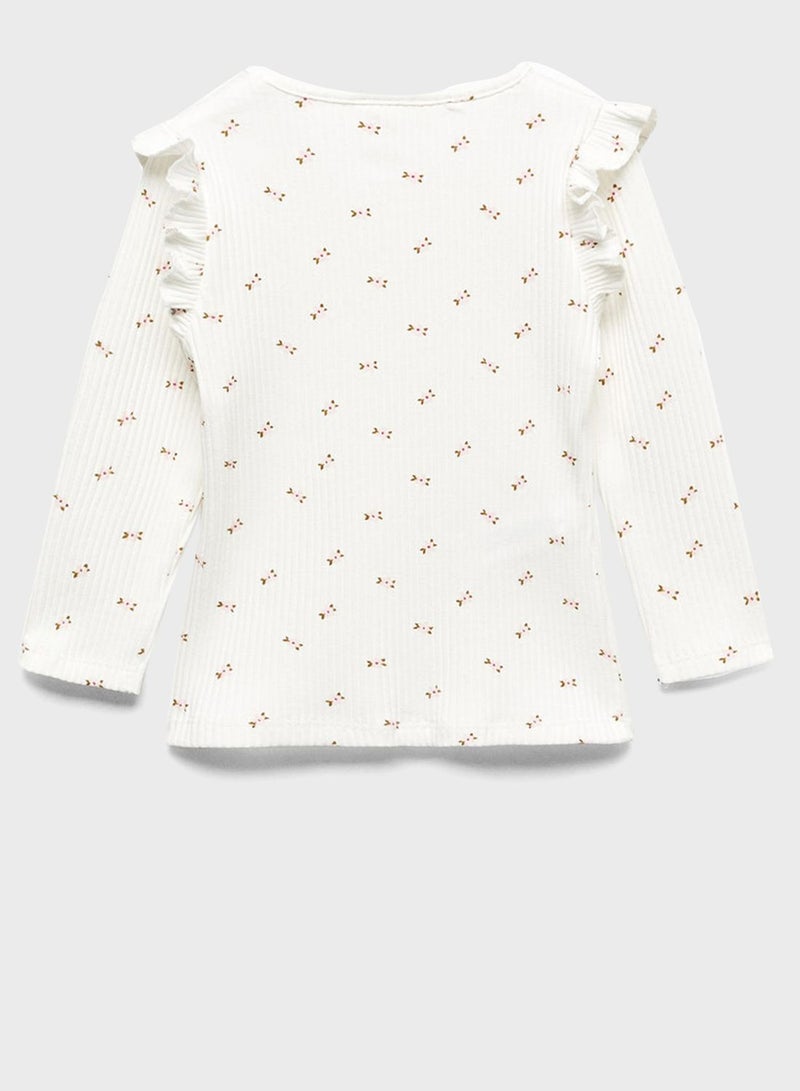 Infant Floral Print T-Shirt