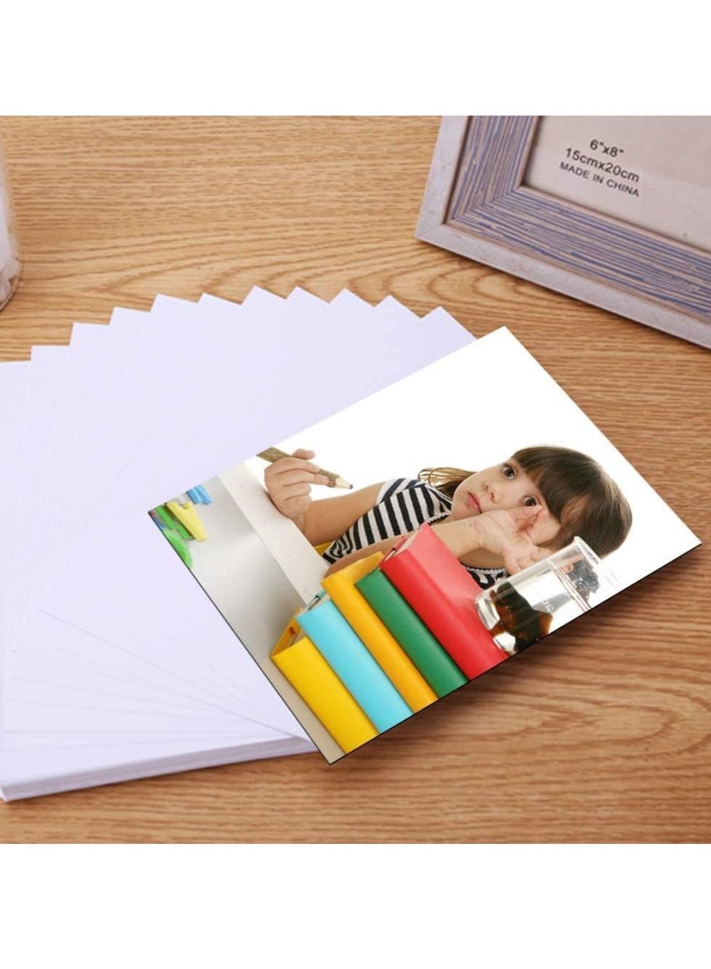 200 Sheets 4x 6inch 4R High Glossy Photo Paper Waterproof Professional photographic Paper Works with Inkjet Printers 230gsm