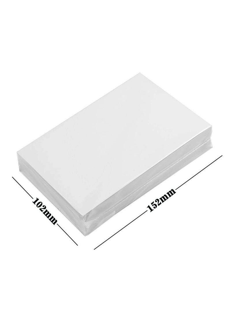 200 Sheets 4x 6inch 4R High Glossy Photo Paper Waterproof Professional photographic Paper Works with Inkjet Printers 230gsm