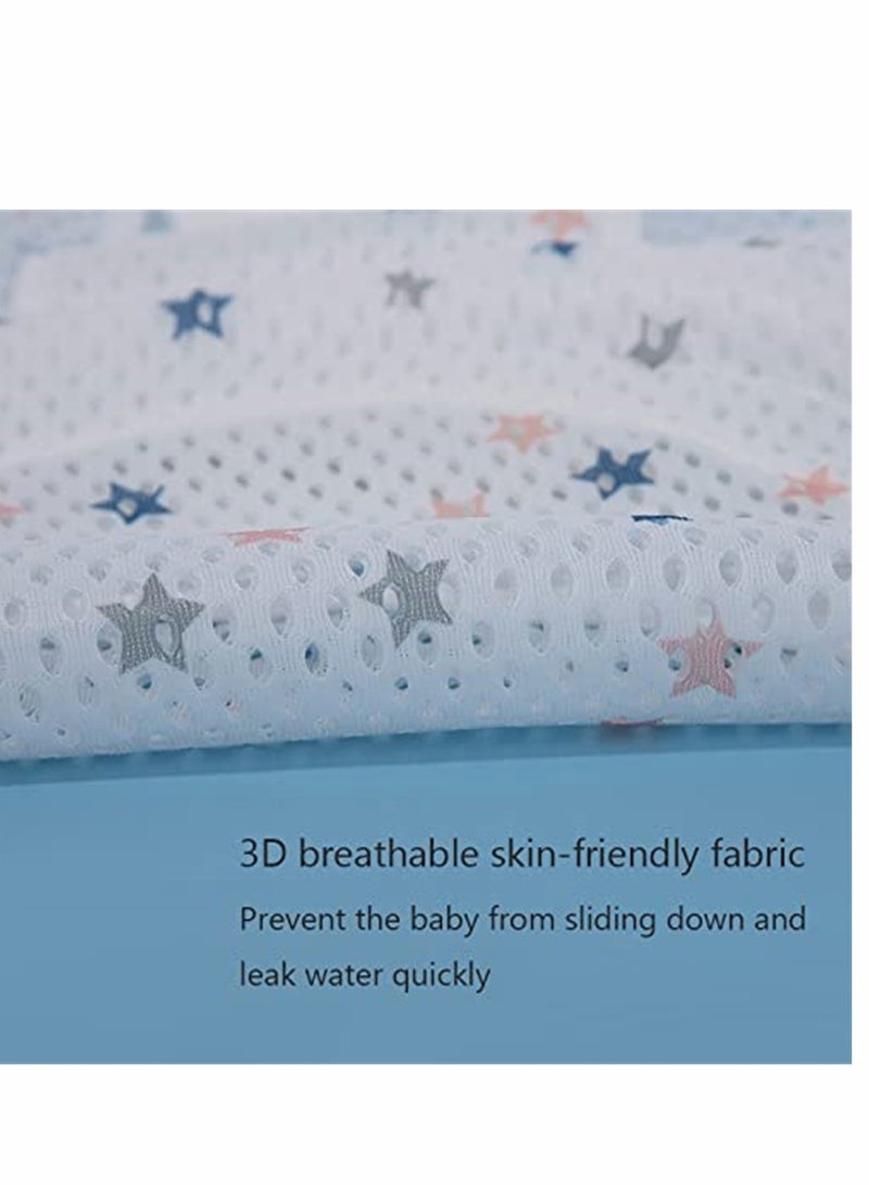 Baby Shower Mat Non Slip Newborn Bathtub Seat Adjustable Support Cushion Sitting Mesh Sling
