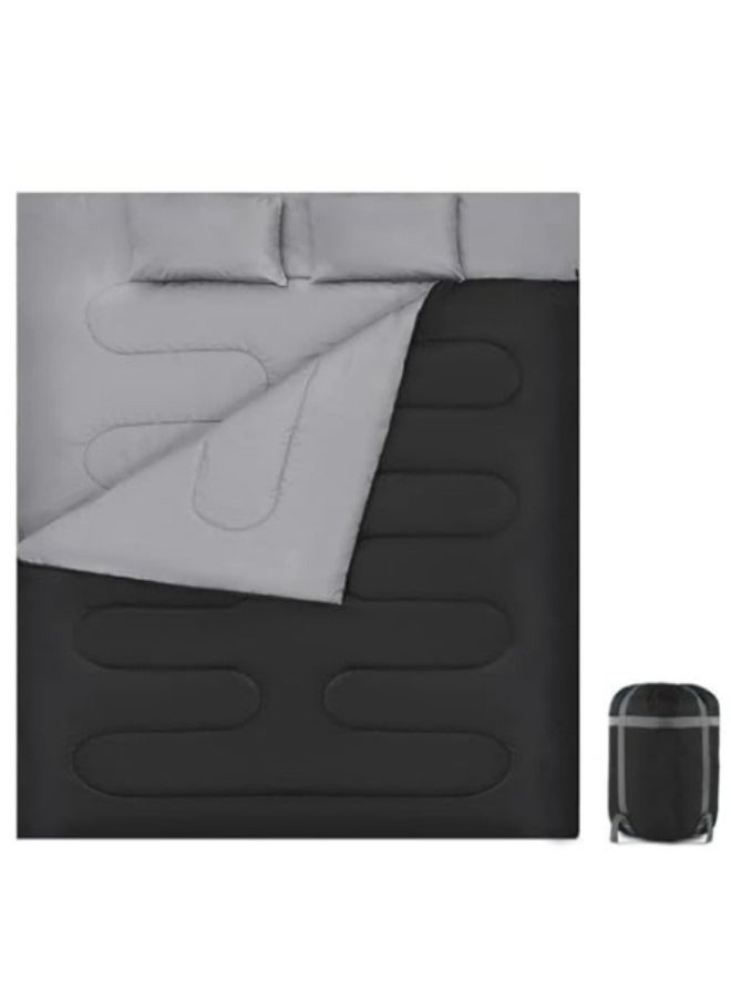 Adult Kids Camping Sleeping Bag, Lightweight Portable Sleeping Bags Backpacking Indoor and Outdoor for Hiking Traveling with Storage Bag 10-25℃ 220x150cm