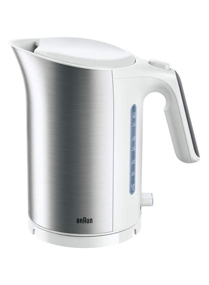 Braun 3000W Electric Kettle, White, 1.7 Liters, WK5110-WH