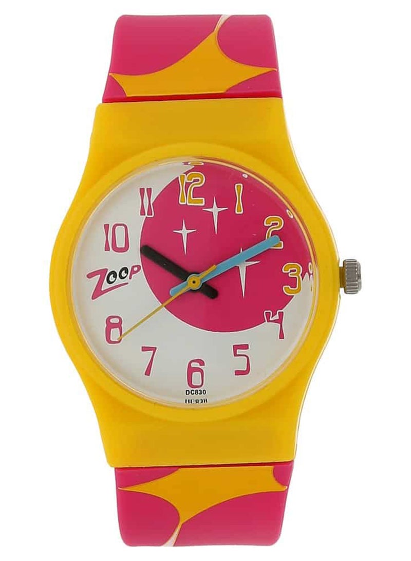 Kids Unisex Analog Round Shape Polyurethane Wrist Watch C3028PP07 - 35 Mm