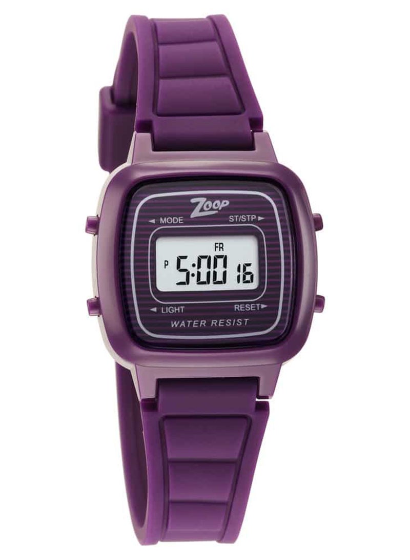 Kids Unisex Digital Round Shape Plastic Wrist Watch 16017PP03 - 32.45 Mm