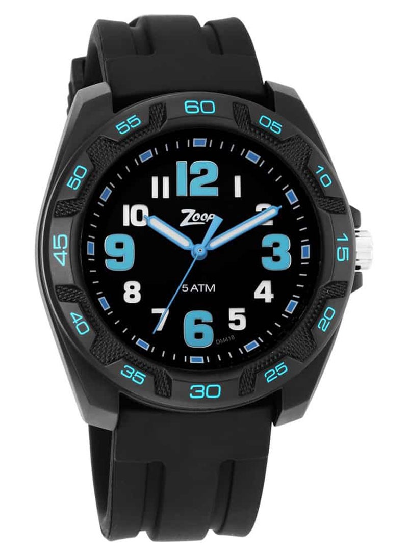 Kids Unisex Analog Round Shape Silicone Wrist Watch 16016PP02 - 48 Mm