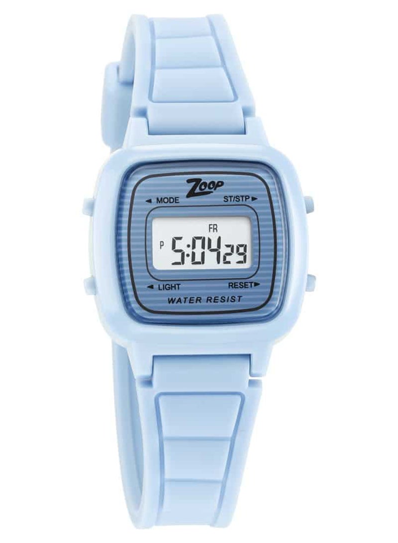 Kids Unisex Digital Round Shape Plastic Wrist Watch 16017PP02 - 32.45 Mm